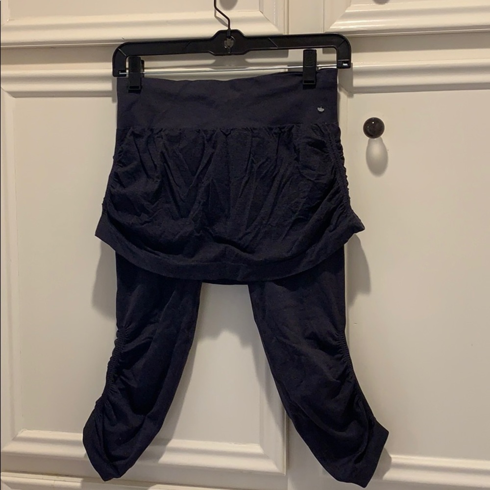 Athleta leggings with skirt.